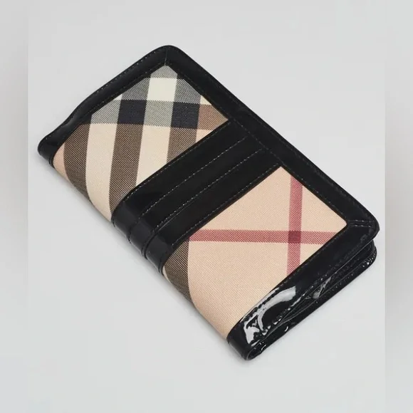 BURBERRY NOVA CHECK CONTINENTAL WALLET NIB AUTHENTIC - Picture 2 of 11